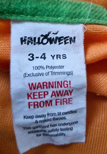 Photo of free Halloween Pumpkin Costume - 3-4 yrs (Chells SG2) #2