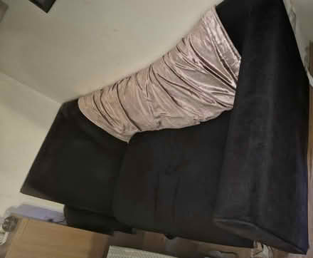 Photo of free Black 3 and black 2 seater sofa (Silsoe MK45) #1
