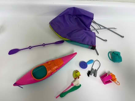 Photo of free Barbie grocery & camping playsets (Valencia Avenue, Sunnyvale) #3