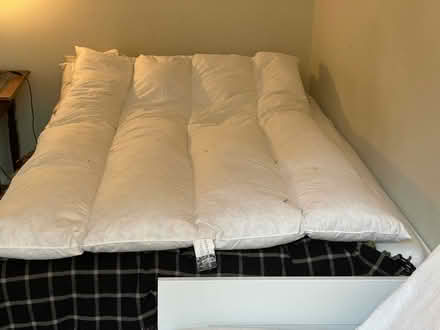 Photo of free Double Duck Feather Cotton Topper (Rochester ME1) #1
