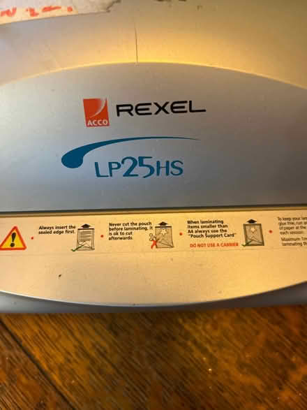 Photo of free Working laminator Rexel (SE3 westcombe park/ maze hill) #2