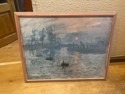 Photo of free Framed Monet Print (Broad Green L14) #1