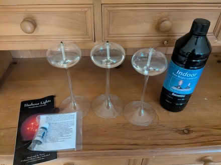 Photo of free Glass oil candles (M32 stretford) #1