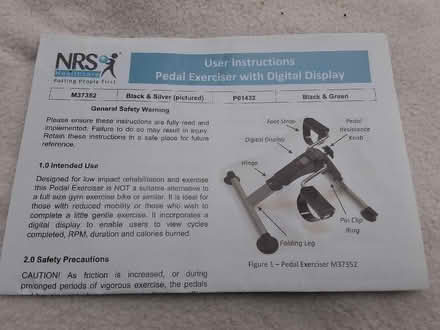 Photo of free Pedal exercises. (Seaton Delaval NE25) #2