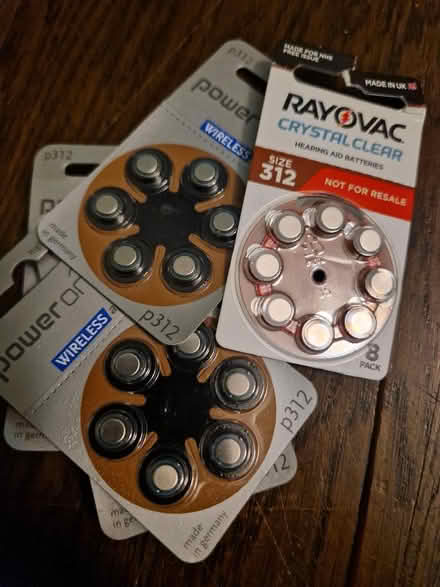 Photo of free Brown hearing aid batteries (Wigmore HR6) #1