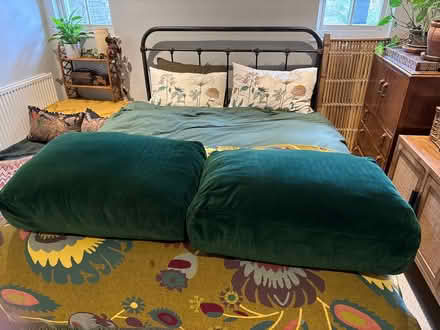 Photo of free Two back seat sofa cushions (Barnes) #2