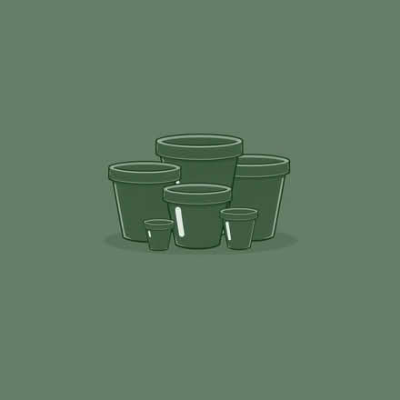 Photo of free Plastic plant pots, various sizes .. black & brown (Barnby Dun DN3) #1