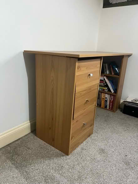 Photo of free Wooden desk (West Oxfordshire OX28) #2