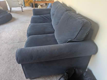 Photo of free Medium Size Blue Sofa (Gallows Road / Vienna) #2