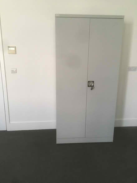 Photo of free Office items bundle - great free stuff! 2x desks, 1 steel c (Chelsea Harbour SW10) #1