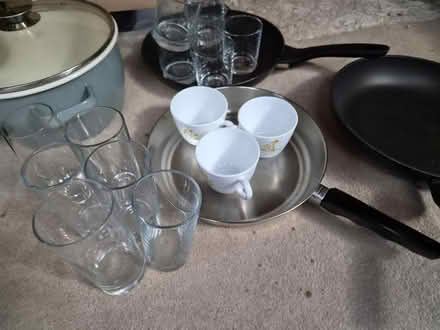 Photo of free Kitchen pots,glasses and cups (SN7 8LR) #1