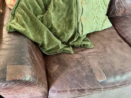 Photo of free Brown leather corner sofa (BN19ET) #3