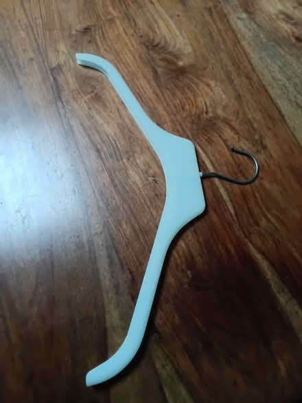 Photo of free 12 plastic coat hangers (Rhydycroesau SY10) #1
