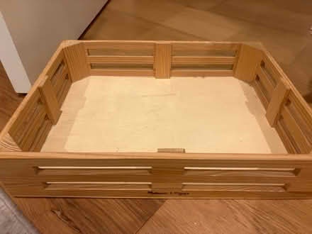 Photo of free Wooden crate about 2” tall (94087) #2