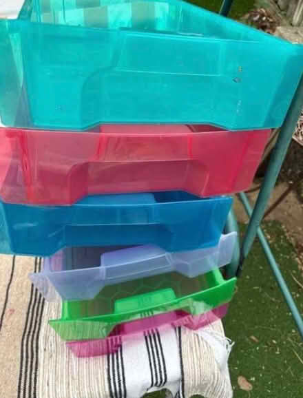 Photo of free Plastic storage A4 size shallow boxes (Shenley Lodge MK5) #2