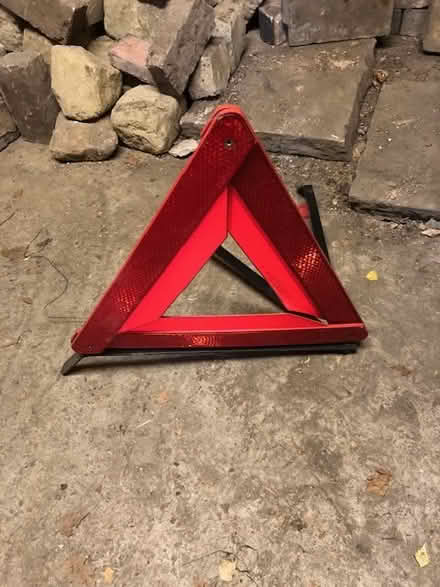 Photo of free Freestanding Red Emergency Triangle (Edgbaston B15) #1