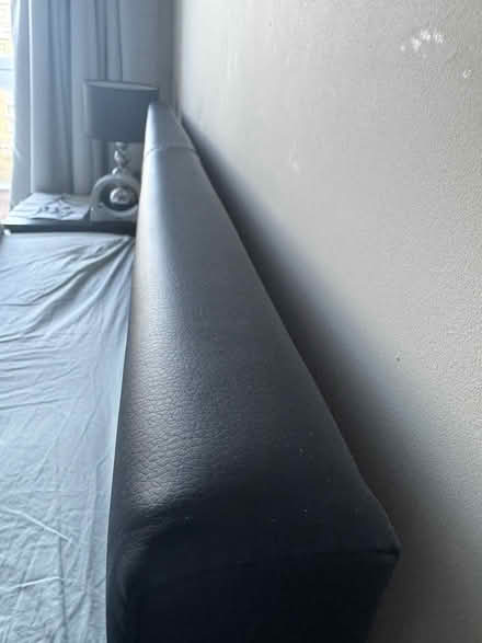 Photo of free Black Leather (faux) Double Bed (NW9 4BP) #4