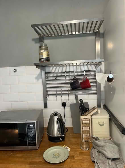 Photo of free Stainless Steel IKEA kitchen shelves. (Loughton IG10) #4