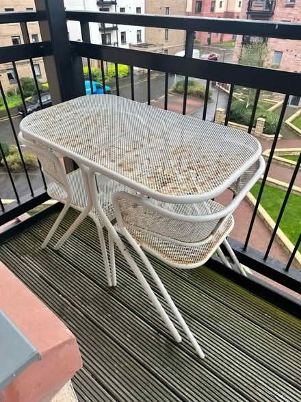 Photo of free Garden table + chairs (Gorgie EH11) #1