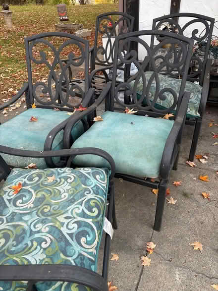 Photo of free 5 Aluminum chairs (milton, ny) #1