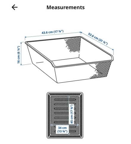 Photo of Kompliment ikea basket (Calverstown Kildare) #2