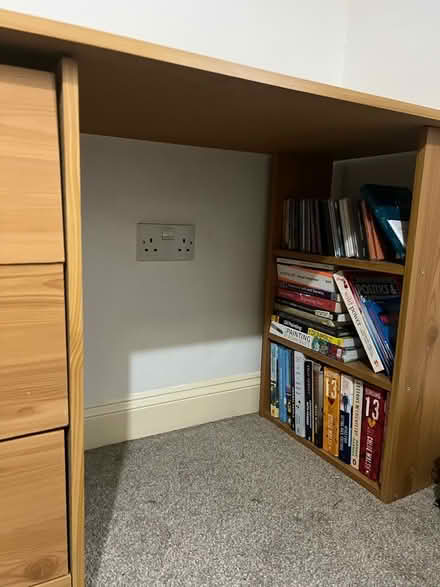 Photo of free Wooden desk (West Oxfordshire OX28) #4