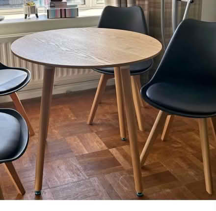 Photo of free Wooden round table (80cm) (Haywards Heath RH16) #1