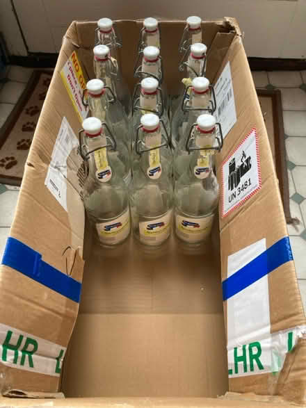 Photo of free Glass swing top bottles (Leckhampton) #1