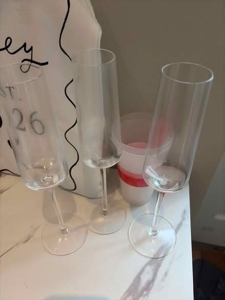 Photo of free Champagne glasses and cups (Mortlake SW13) #2
