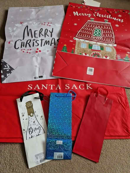Photo of free Christmas sacks, bags and bottle bags (Heybridge CM9) #1