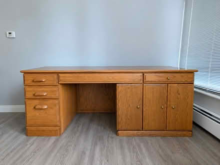 Photo of free Office table (9st SW downtown,behind Atco) #1