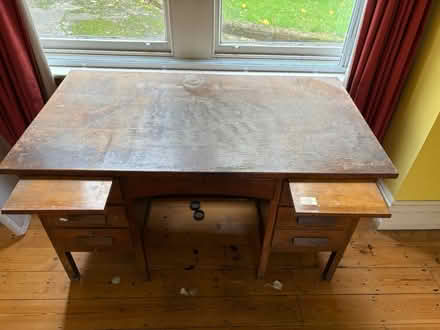 Photo of free Wooden desk with side drawers (Shortlands BR2) #2