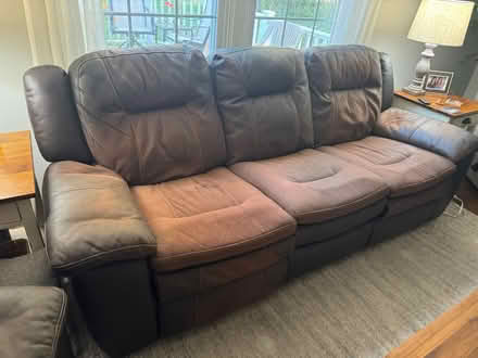 Photo of free Sofa and Recliner (Herndon/Franklin Farm) #1