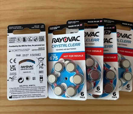 Photo of free Hearing aid batteries (Elrick AB32) #1