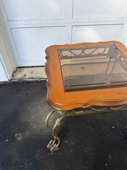 Photo of free Wood Glass Table (Mahopac) #3