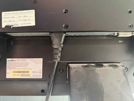 Photo of free Computer Flat Screen & Cables (Dean Row SK9) #2