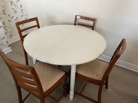 Photo of free Table and 4 chairs (Whitley Bay NE26) #1