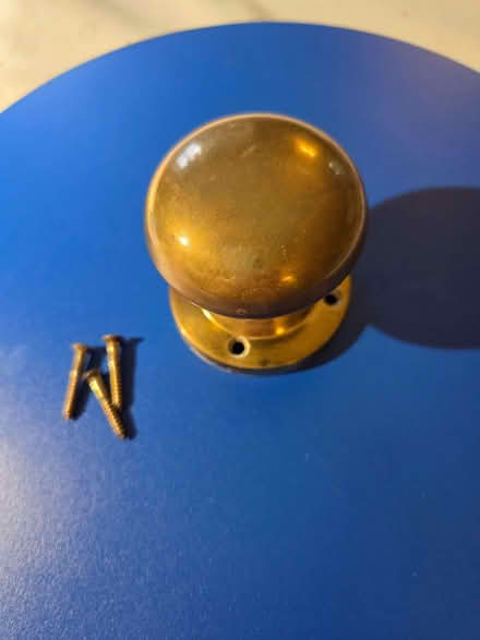 Photo of free Bun shaped brass door knob (Freshford BA2) #1