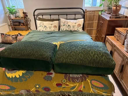 Photo of free Two back seat sofa cushions (Barnes) #1