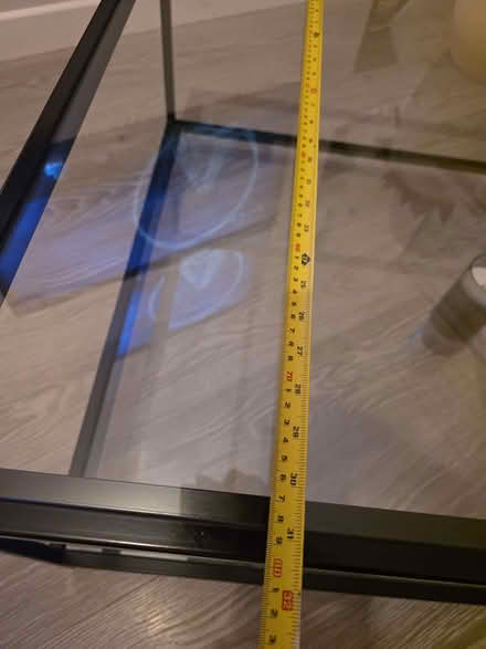 Photo of free Square metal frame glass coffee table (Braunstone LE3) #4