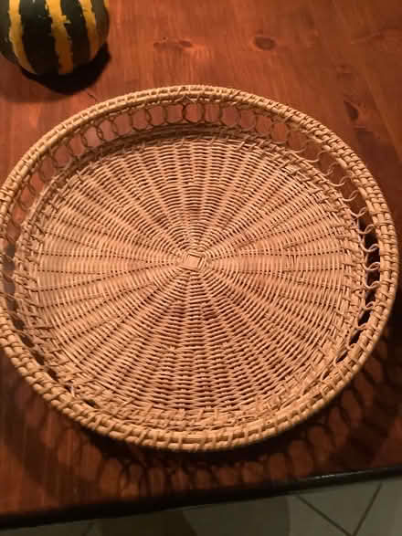 Photo of free Wicker tray and plate holders (Aurora, Ontario) #1