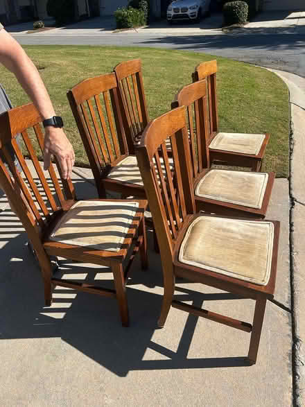 Photo of free Set of six chairs (Suwanee Station) #1