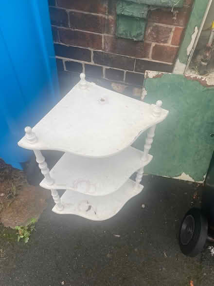 Photo of free White corner shelf (Sharrow S11) #1