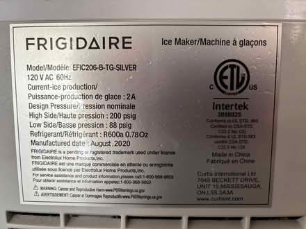 Photo of free Counter Top Ice Maker (West Lake area in Daly City) #2