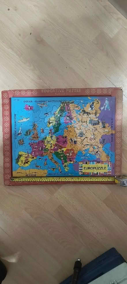 Photo of free Old French jigsaw puzzle of Europe (Malvern Link WR14) #1