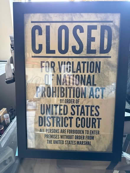 Photo of free Prohibition sign (Eastlake) #1