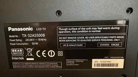 Photo of free Small Panasonic TV (Castlefields SY1) #4