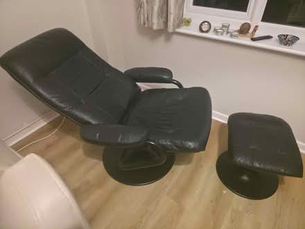 Photo of free Reclining chair and footstool (Godmanchester PE29) #2