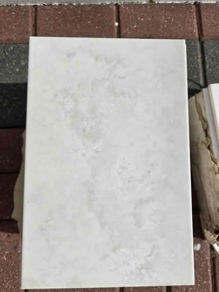 Photo of free 43 tiles 20cm x 30cm white marble (Leigh Park PO9) #3
