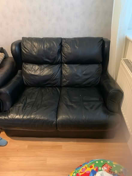 Photo of free 2 seater sofa (Broughton Mk10 9rb) #1